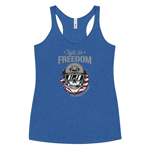 Fight For Freedom - The American Heroes Women's Tank Top - Mainstream Freedom