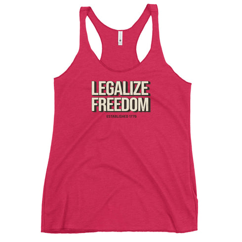 Legalize Freedom Women's Tank Top - Mainstream Freedom