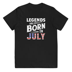 Legends Are Born In July Youth jersey t-shirt - Mainstream Freedom