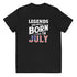 Legends Are Born In July Youth jersey t-shirt - Mainstream Freedom