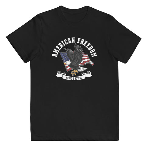 American Freedom Since 1776 Youth jersey t-shirt - Mainstream Freedom