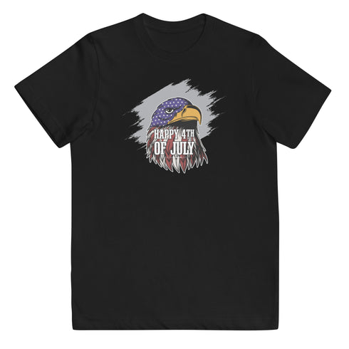 Happy 4th of July Youth jersey t-shirt - Mainstream Freedom