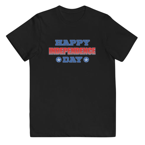 Happy Independence Day Youth jersey t-shirt - Mainstream Freedom