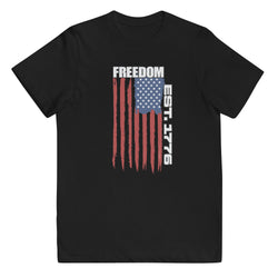 Freedom Est. 1776 Freedom Youth jersey t-shirt - Mainstream Freedom