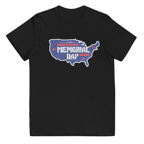 Memorial Day Youth jersey t-shirt - Mainstream Freedom