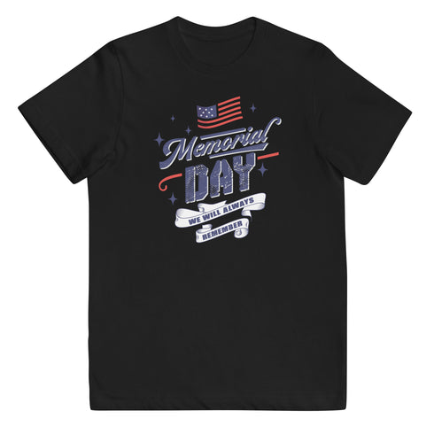 Memorial Day Youth jersey t-shirt - Mainstream Freedom