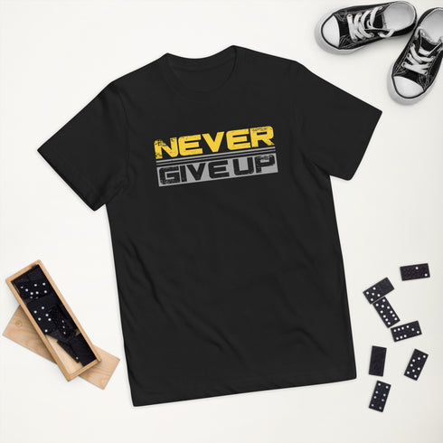 Never Give Up Youth jersey t-shirt - Mainstream Freedom