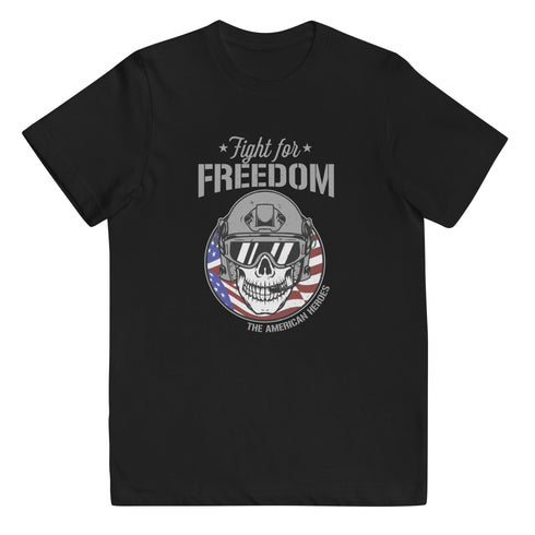 Fight For Freedom - The American Heroes Youth jersey t-shirt - Mainstream Freedom