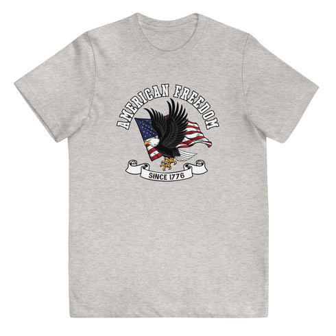 American Freedom Since 1776 Youth jersey t-shirt - Mainstream Freedom