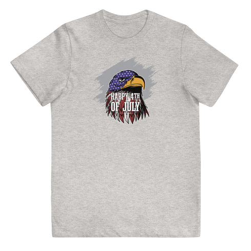 Happy 4th of July Youth jersey t-shirt - Mainstream Freedom