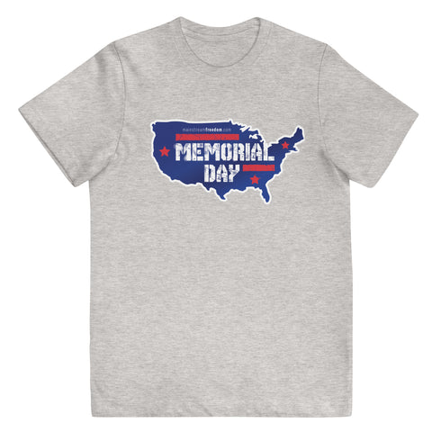 Memorial Day Youth jersey t-shirt - Mainstream Freedom