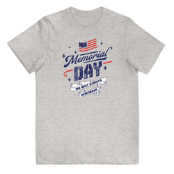 Memorial Day Youth jersey t-shirt - Mainstream Freedom