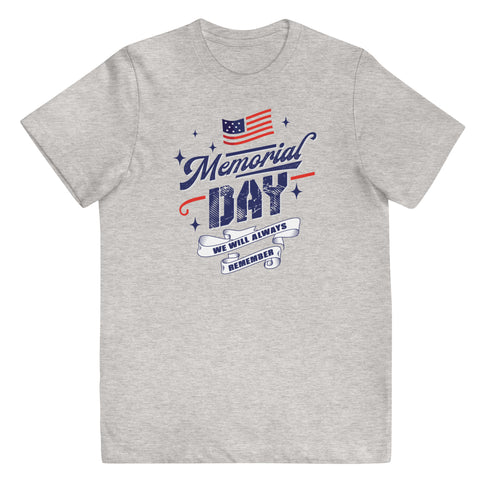 Memorial Day Youth jersey t-shirt - Mainstream Freedom