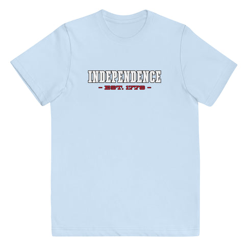 Independence Est. 1776 Youth jersey t-shirt - Mainstream Freedom
