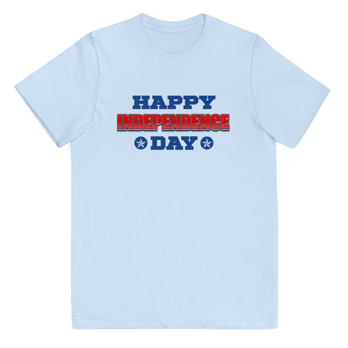 Happy Independence Day Youth jersey t-shirt - Mainstream Freedom