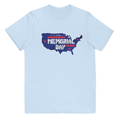 Memorial Day Youth jersey t-shirt - Mainstream Freedom