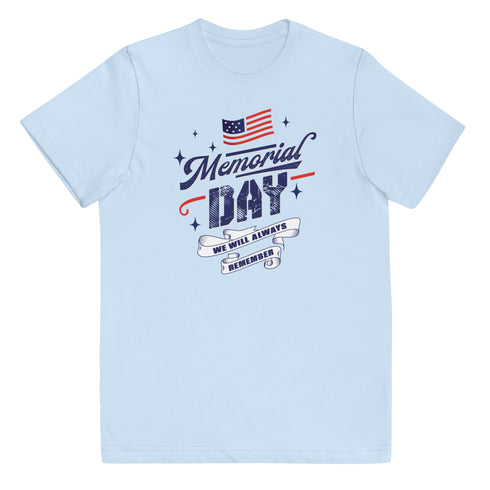 Memorial Day Youth jersey t-shirt - Mainstream Freedom