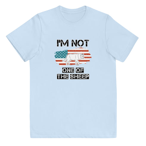 I'm Not One Of The Sheep Youth jersey t-shirt - Mainstream Freedom