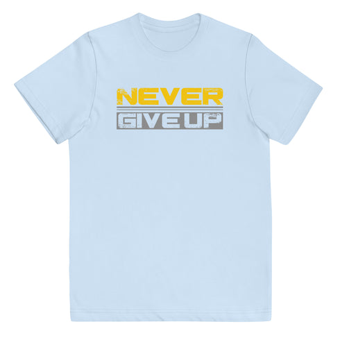 Never Give Up Youth jersey t-shirt - Mainstream Freedom