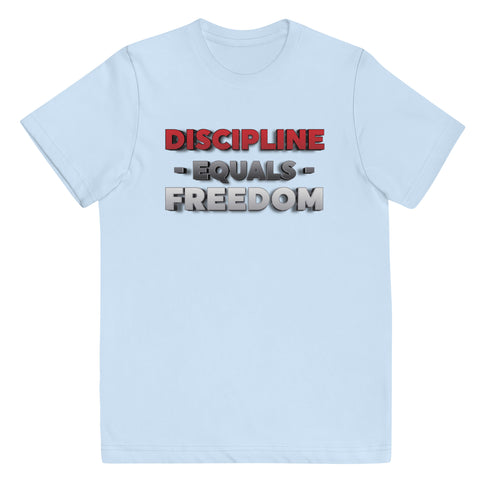 Discipline Equals Freedom Youth jersey t-shirt - Mainstream Freedom