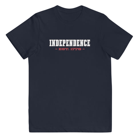 Independence Est. 1776 Youth jersey t-shirt - Mainstream Freedom