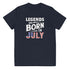 Legends Are Born In July Youth jersey t-shirt - Mainstream Freedom