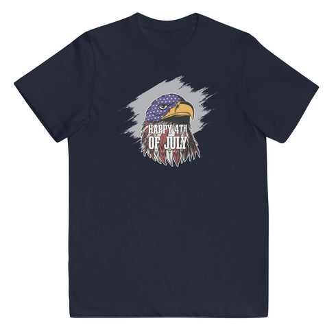 Happy 4th of July Youth jersey t-shirt - Mainstream Freedom