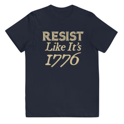 Resist Like It's 1776 Youth jersey t-shirt - Mainstream Freedom
