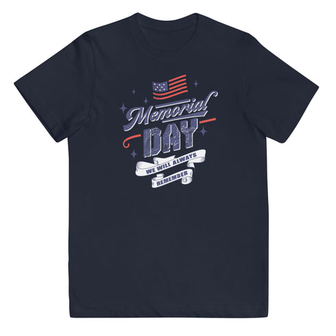 Memorial Day Youth jersey t-shirt - Mainstream Freedom