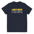 Never Give Up Youth jersey t-shirt - Mainstream Freedom