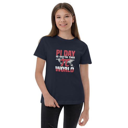 PI Day Is Outta This World Youth jersey t-shirt - Mainstream Freedom