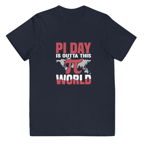 PI Day Is Outta This World Youth jersey t-shirt - Mainstream Freedom
