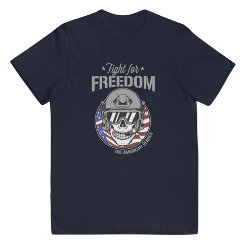 Fight For Freedom - The American Heroes Youth jersey t-shirt - Mainstream Freedom