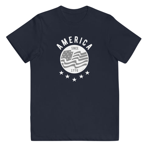 America Since 1776 Youth jersey t-shirt - Mainstream Freedom