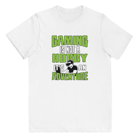 Gaming Is Not A Hobby It's An Adventure Youth jersey t-shirt - Mainstream Freedom
