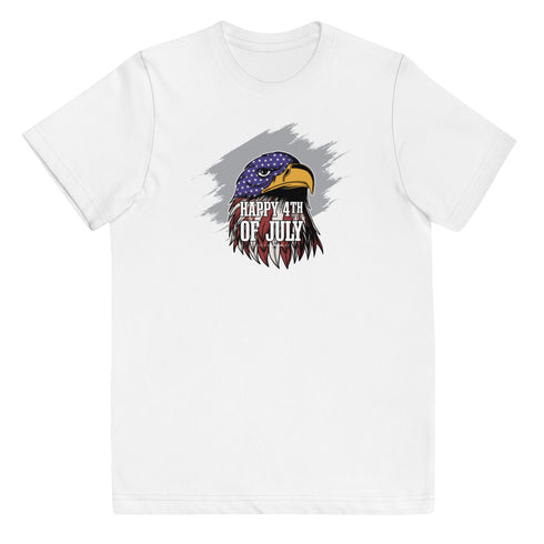 Happy 4th of July Youth jersey t-shirt - Mainstream Freedom