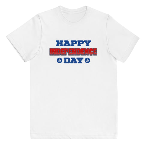 Happy Independence Day Youth jersey t-shirt - Mainstream Freedom