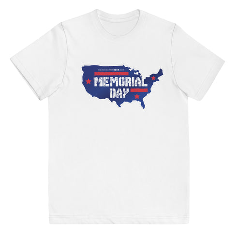 Memorial Day Youth jersey t-shirt - Mainstream Freedom