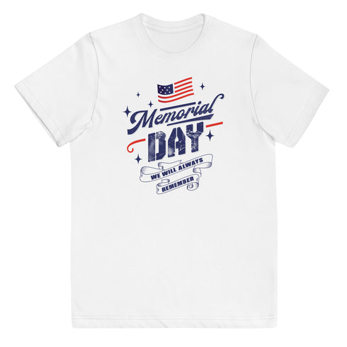 Memorial Day Youth jersey t-shirt - Mainstream Freedom