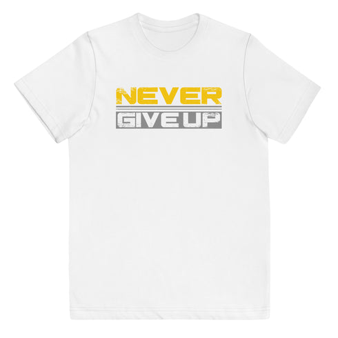 Never Give Up Youth jersey t-shirt - Mainstream Freedom