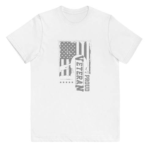 Proud Veteran Youth jersey t-shirt - Mainstream Freedom