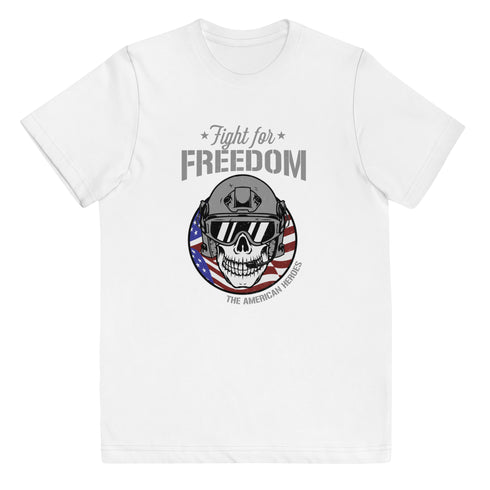Fight For Freedom - The American Heroes Youth jersey t-shirt - Mainstream Freedom