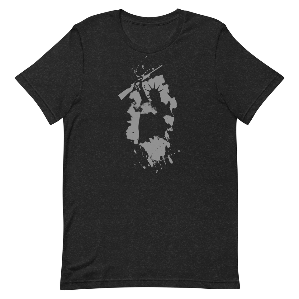 Grey Freedom in Action Unisex T-Shirt
