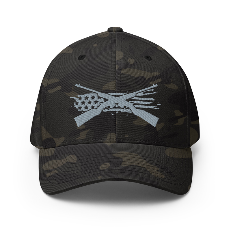 Freedom's Crossfire Grey Embroidered Cap