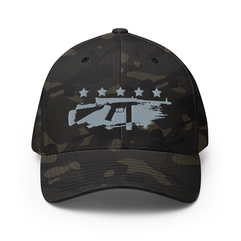 Freedom's Edge Grey Embroidered Cap