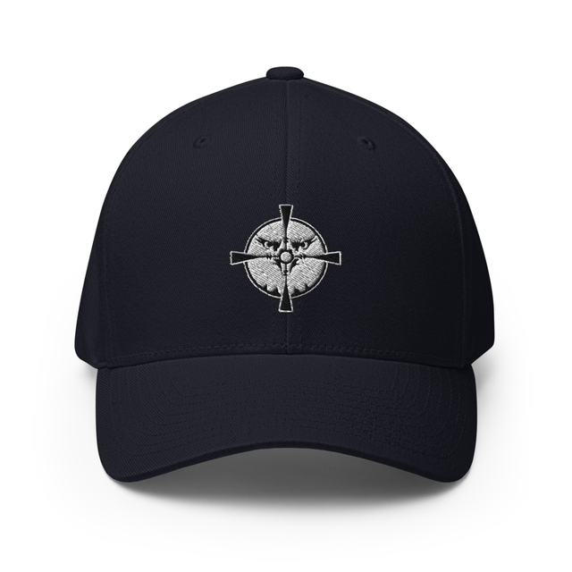 Eagle's Aim Black & White Embroidered Cap, second view
