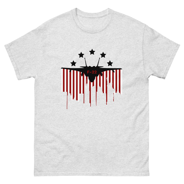 Freedom Takes Flight Unisex T-Shirt in Ash colorway, product mockup