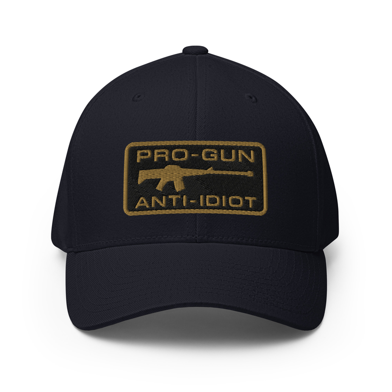 Pro-Gun Anti-Idiot Embroidered Cap