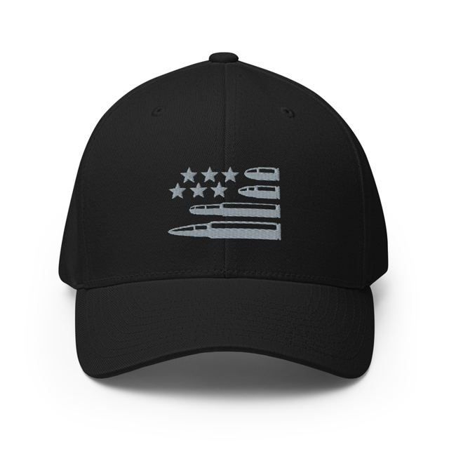 Bullet Collection Stars and Stripes Embroidered Cap, second view