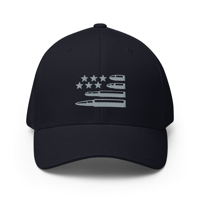 Bullet Collection Stars and Stripes Embroidered Cap